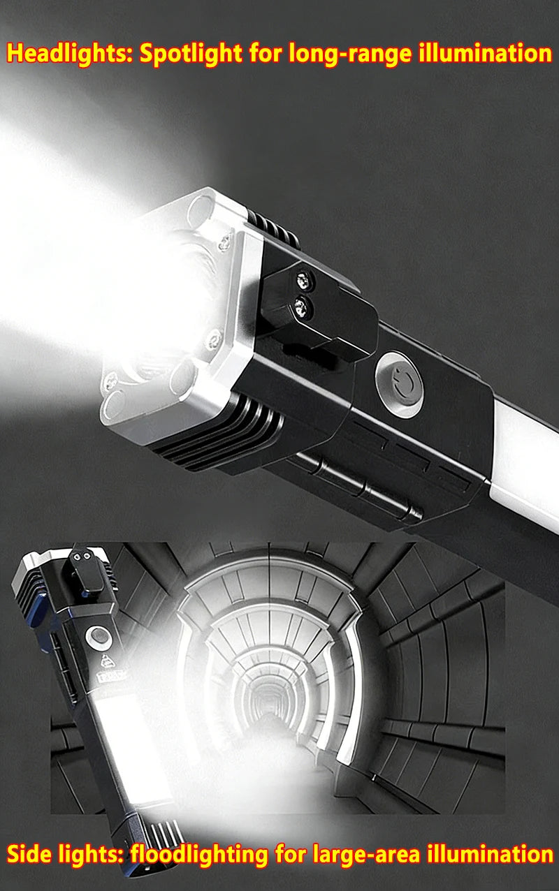Rechargeable Vehicle Work Light with Glass Breaker