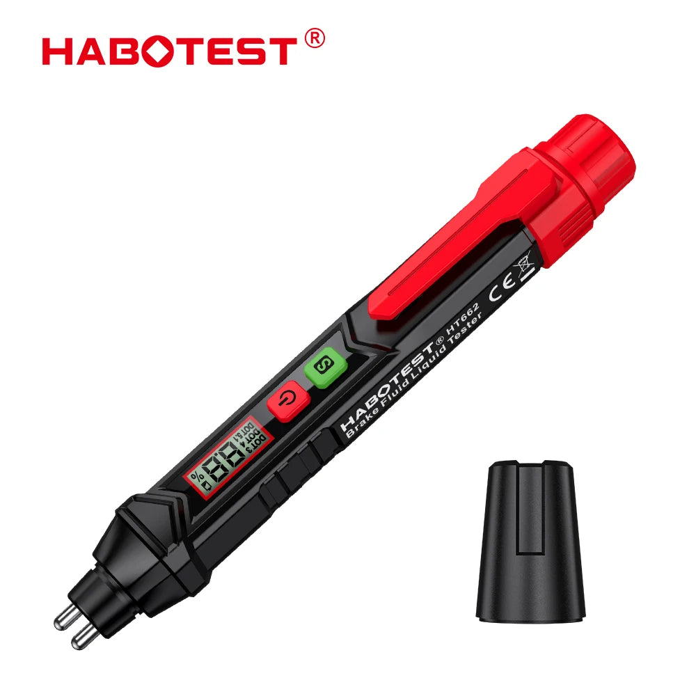 3-Colors Backlight Portable Digital Brake Fluid Tester Accurate Auto Car Brake Oil Tester Sound Light Alarm DOT3 DOT4 DOT5.1