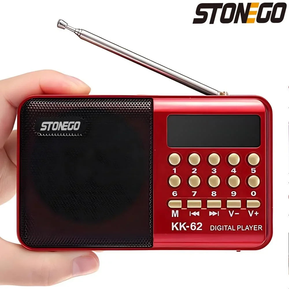 STONEGO Multifunctional FM Radio Outdoor Emergency Hand-crank Generator Solar Mobile Phone Charging Lighting Table Lamp 