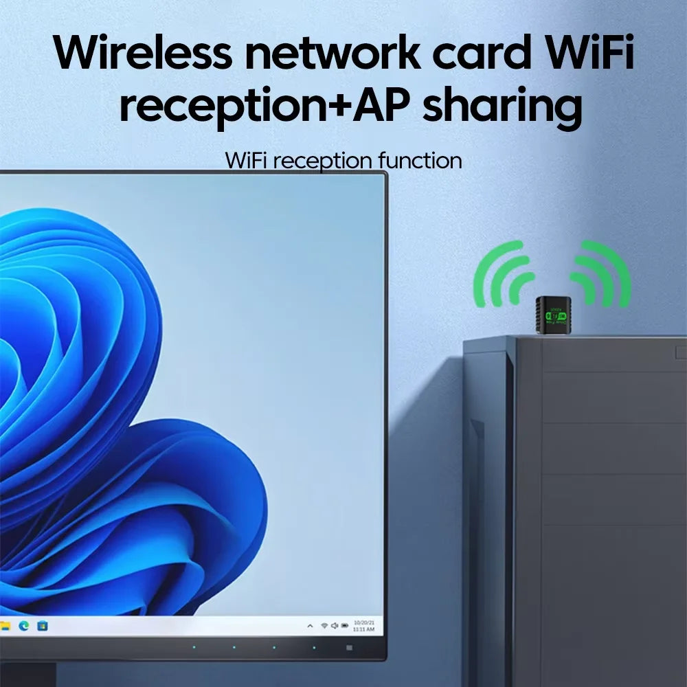 AX900 USB Wi-Fi 6 and Bluetooth 5.4 Adapter
