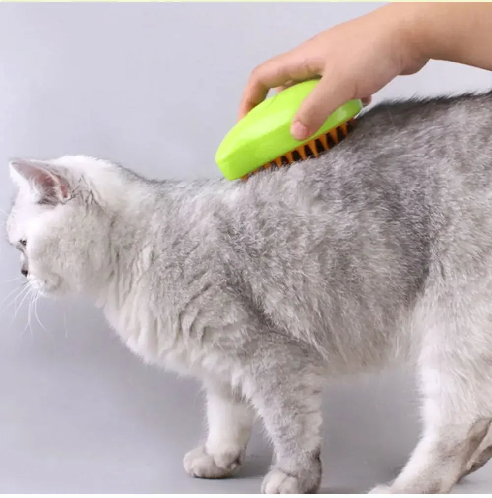 Cat Dog Steamy Brush Steam Brush Electric Sprayer for Massage Pet Grooming tool Shedding 3 in 1 Electric Sprays Massage Combs 