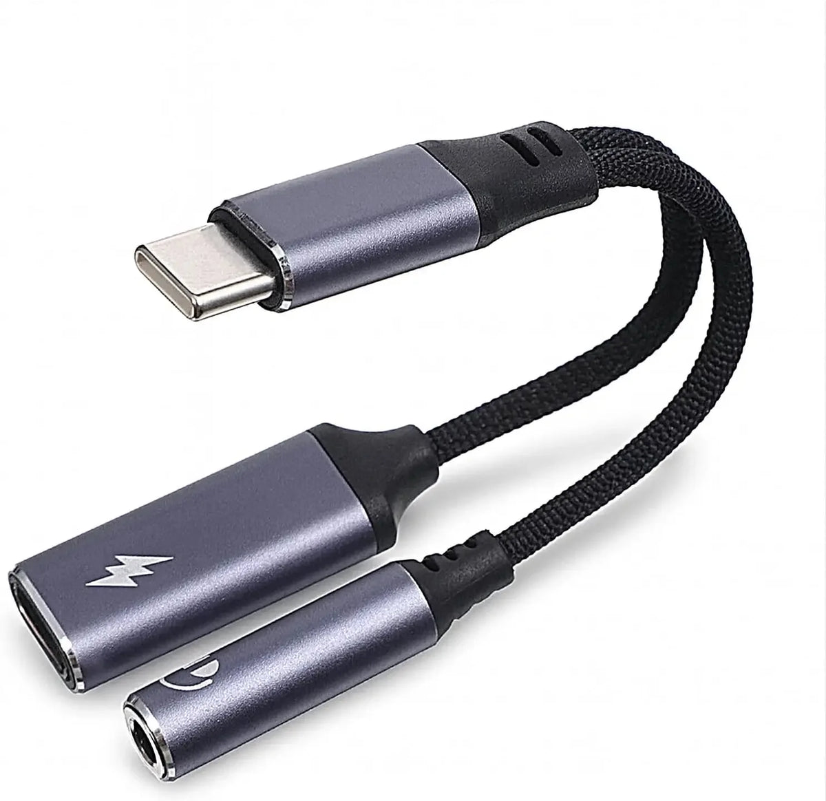 USB-C Audio and Charging Adapter with 3.5 mm Jack