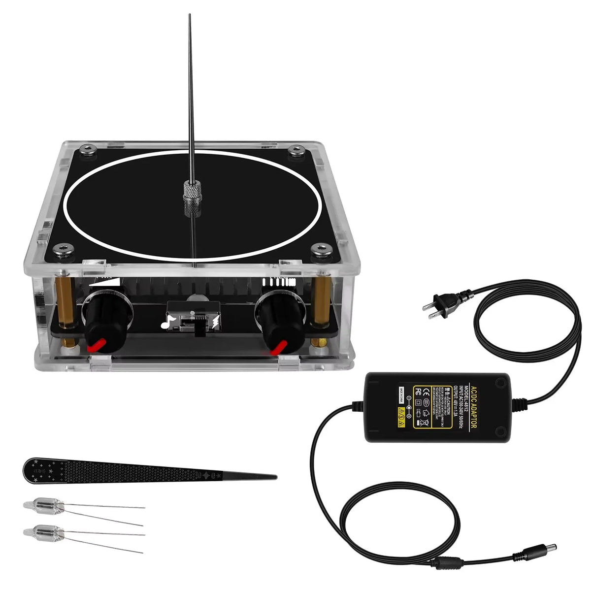 Music Reactive Plasma Coil Desktop Display