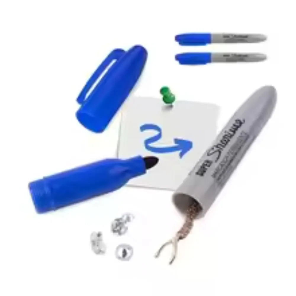 Multi-Function Hidden Compartment Marker Pen