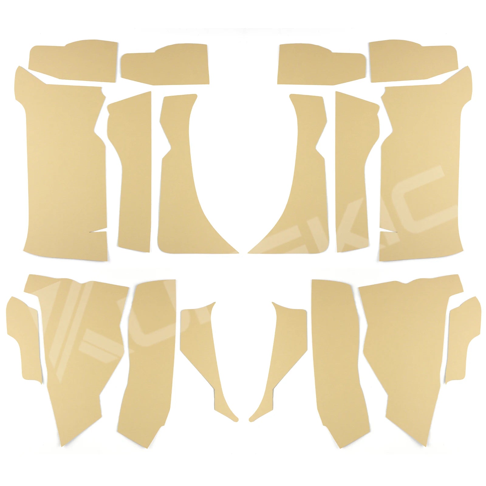 Suede/Polyester Interior Trim Sticker for Seat Leon and Cupra