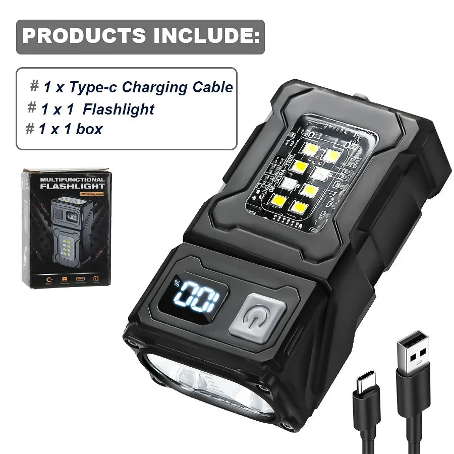 Rechargeable Magnetic LED and COB Work Light