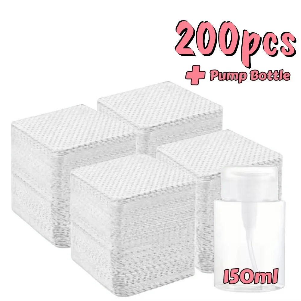 Lint-Free Nail Wipes Gel Cleansing Tissues