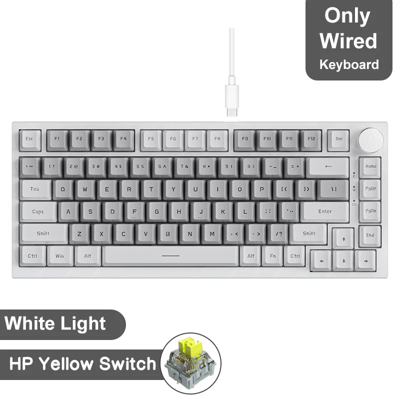 AK820 and AK820 Pro Mechanical Keyboard Options