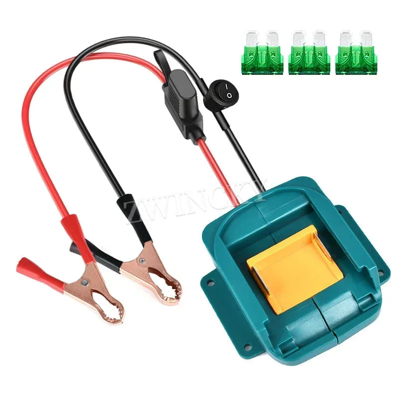 Batteriadapter med klämmor för Makita 18 V-batteripack