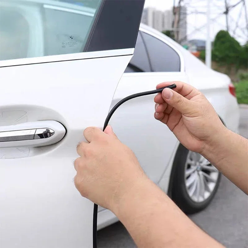 5M Transparent Car Door Edge PVC Scratch Protector Strips Car Anti-collision Sealing Strip Door Anti-scratch Transparent Strip