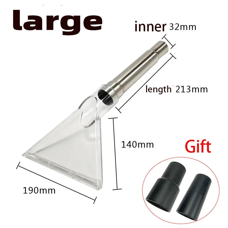 Carpet Vac Extractor Attachment-Tool - Cleaning Vacuum Clear For Upholstery Car Detailing Turn Shop Vac into an Extractor