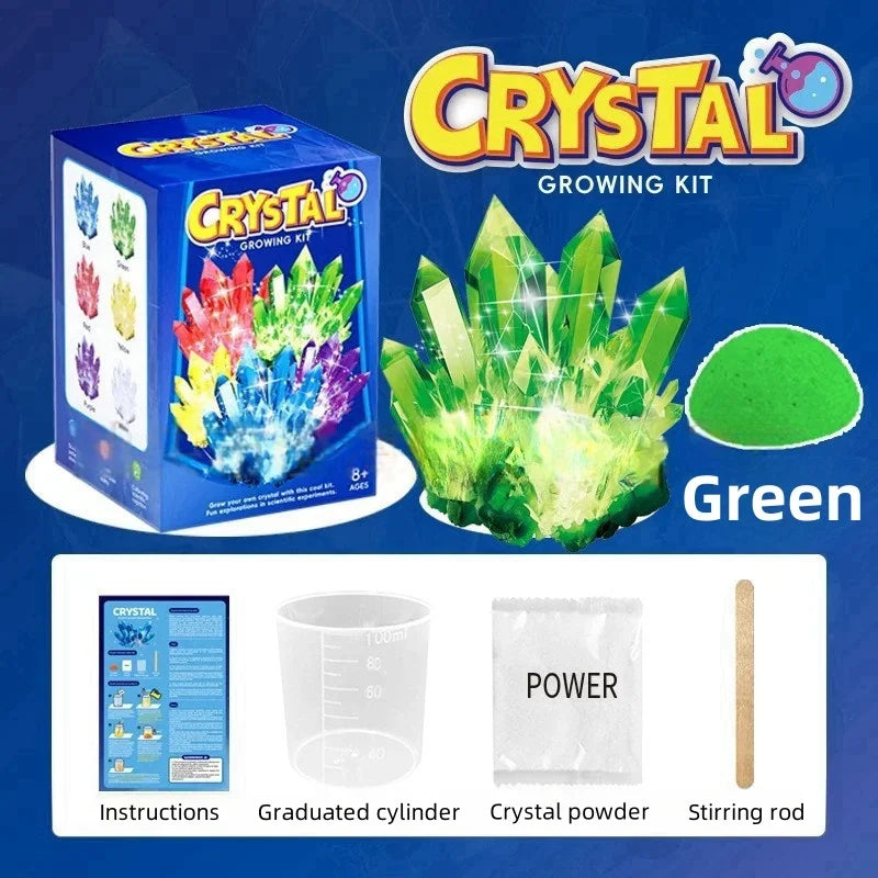 Kit de experimento científico para cultivo de cristais