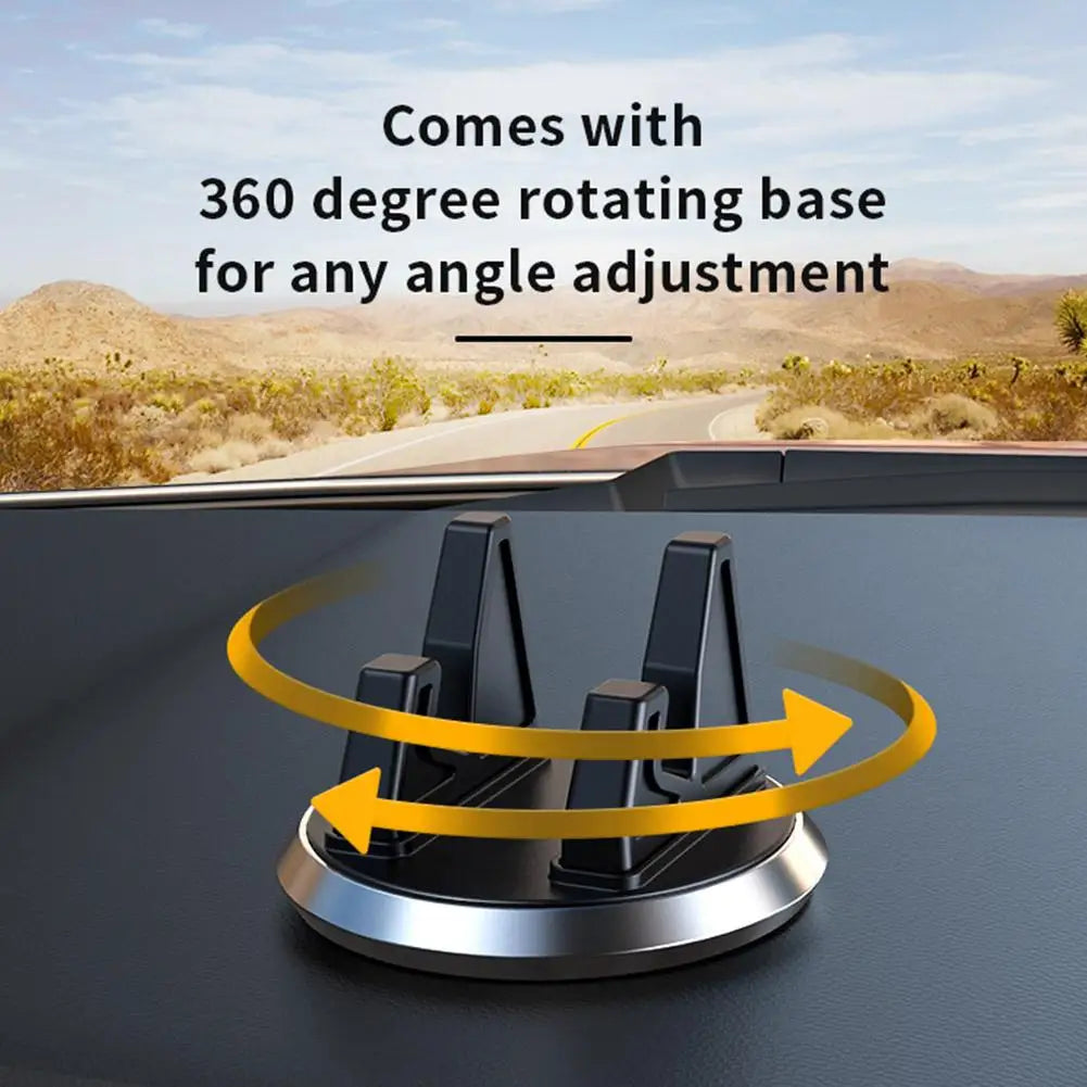 360° Dashboard Phone Stand with Non-Slip Pad