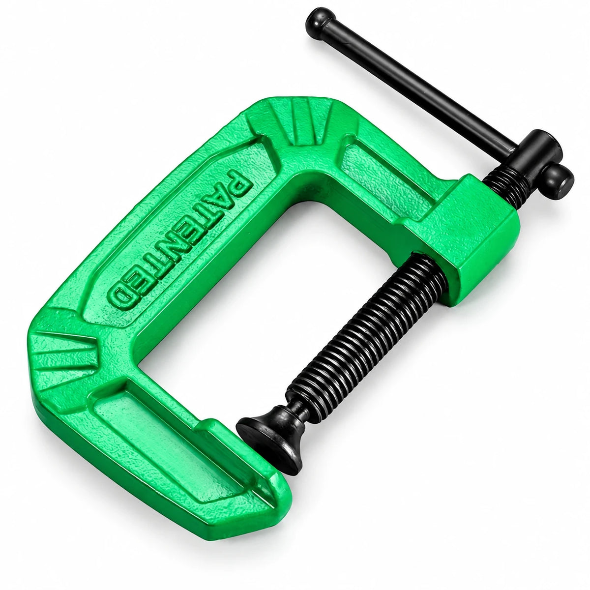 Sargento metálico en G con barra en T deslizante, opciones de 3–6 pulgadas