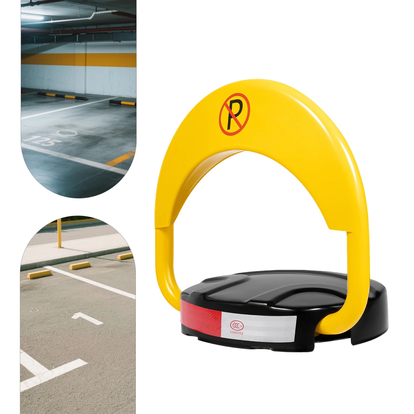 Heavy Duty Remote Control Parking Lock with Alarm, IP67 Waterproof, 2T Capacity