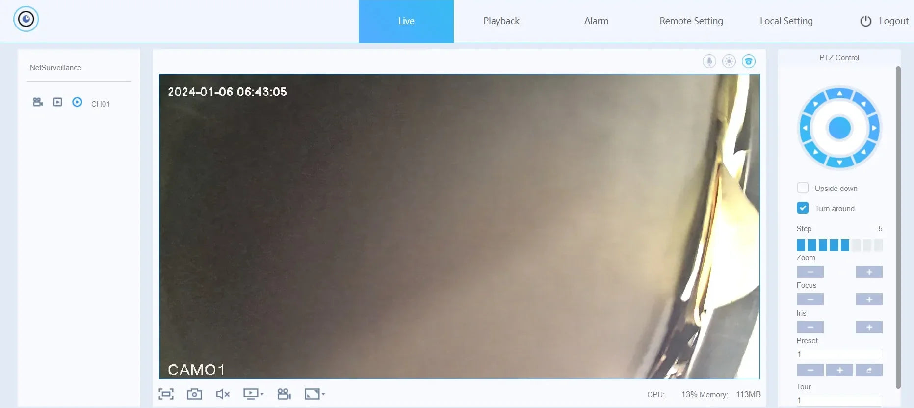 8MP Mini PoE Indoor IP Camera with 3.7mm Lens