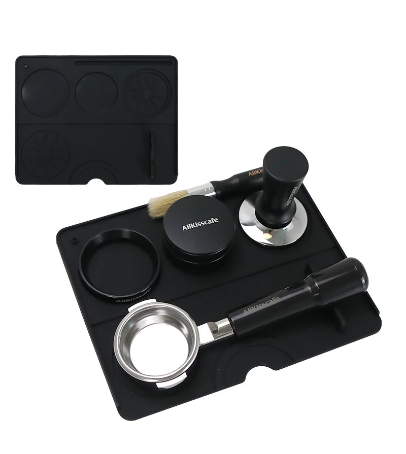 Disco de Compactação de Café Distribuidor Estação Porta-filtro Silicone Pad Espresso Maker Acessórios de Bar Cozinha Coffeeware The corner Barista Tools