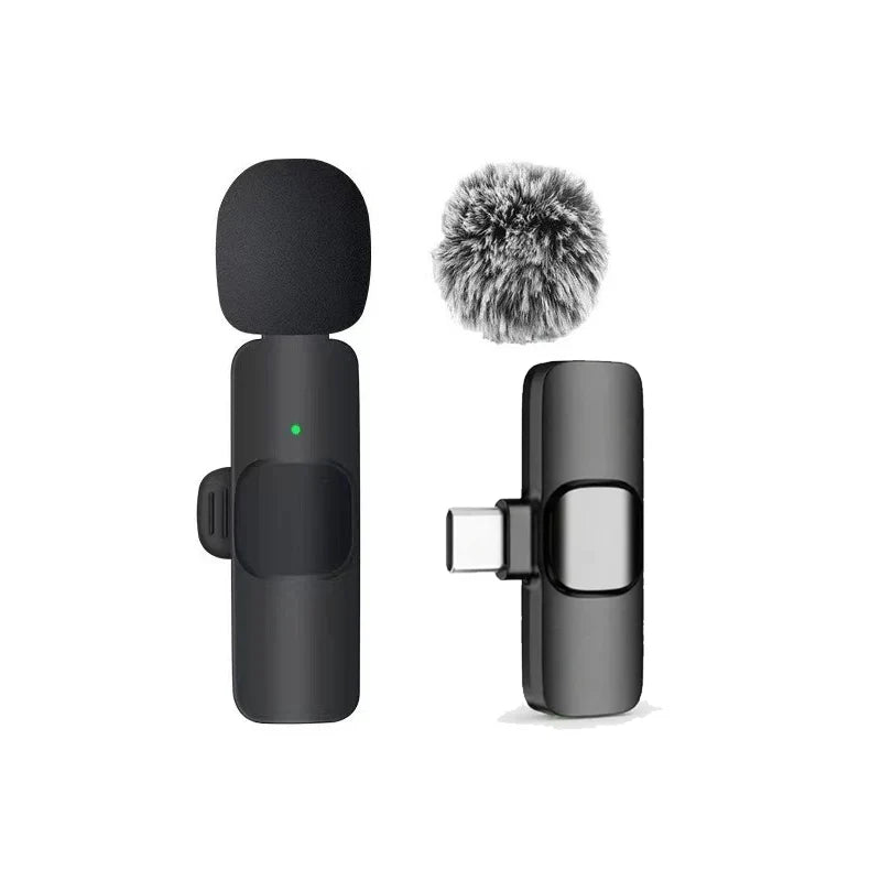 Wireless Lavalier Microphone Kit, Connector Options