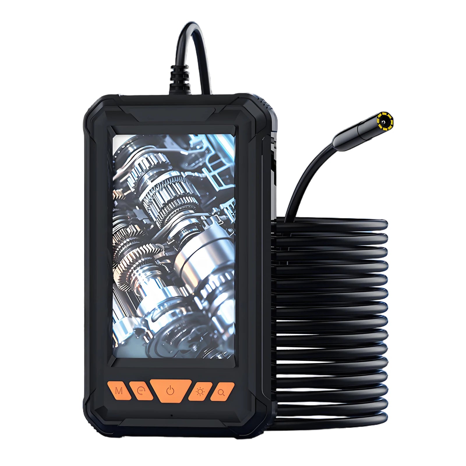 1080P HD Borescope Camera with 4.3" LCD and 8 LEDs