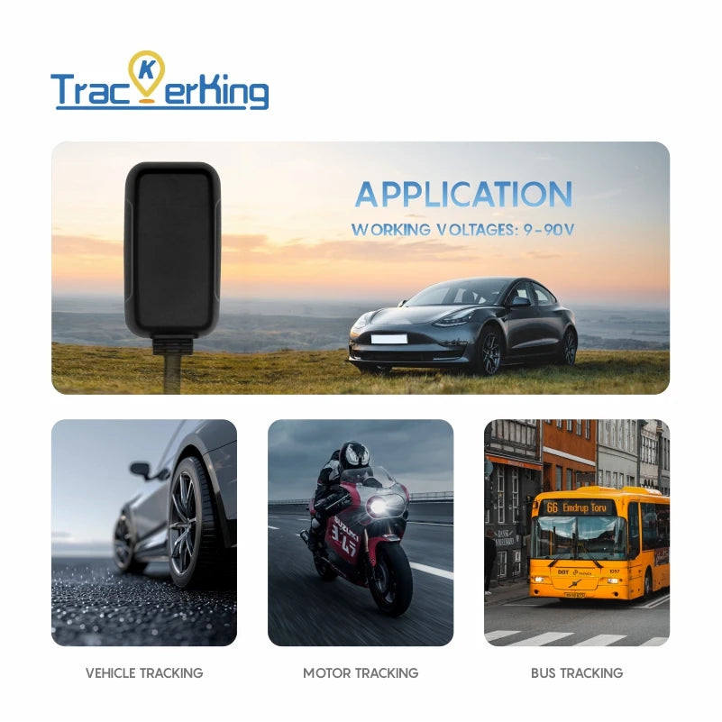 TrackerKing EC08 2G GPS Tracker Auto GPS tracker- Praćenje uživo Locator uređaj GT06 protokol baterija bolji od J14