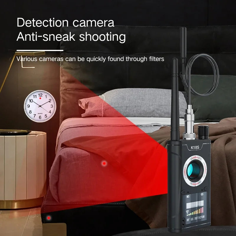 Hidden Camera Detector Anti Spy Gadget Professional Hunter Wireless Signal Car GPS Infrared Search Wiretapping Bug Mini Devices