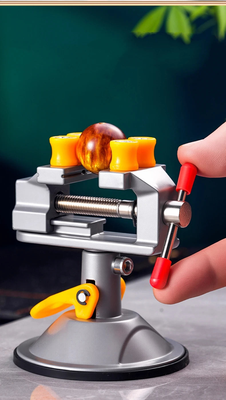 Vise de table à base d’aspiration mini, finition sélectionnée