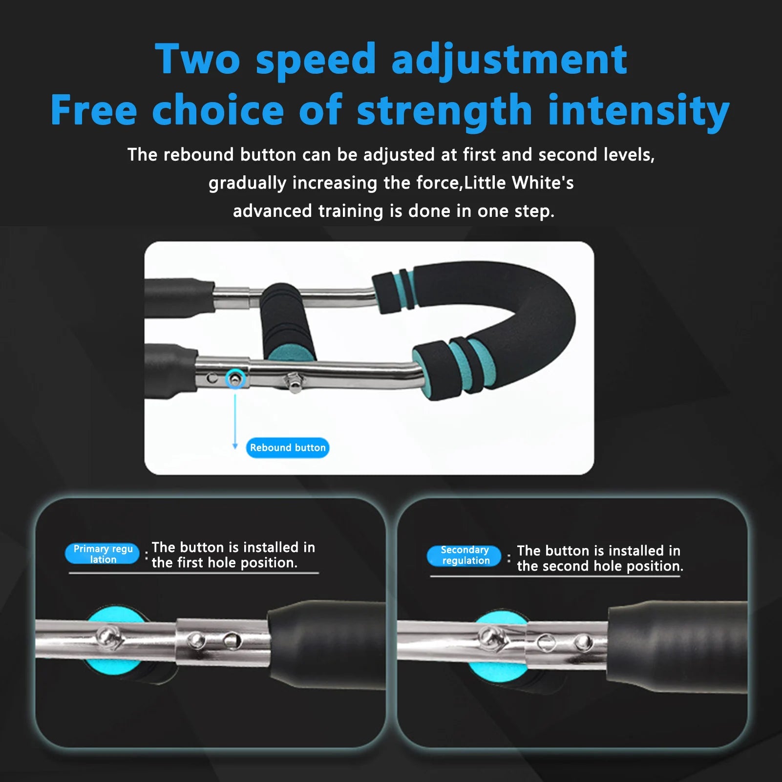Adjustable Power Twister Arm Exerciser for Home Upper Body Training
