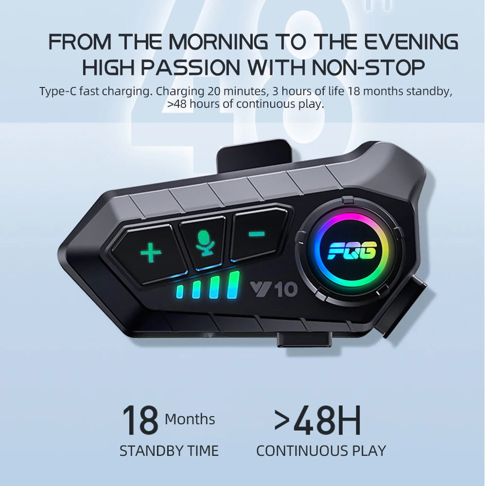 Bluetooth 5.3 motorfietshelm hoofdtelefoon - microfoonopties