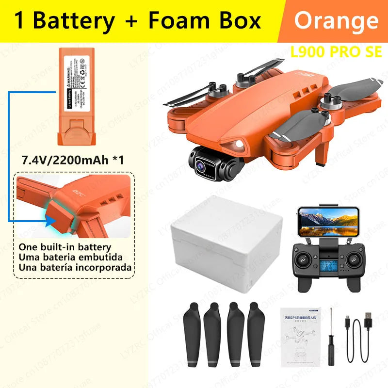 LYZRC L900 PRO SE Fırçasız GPS 4K Drone