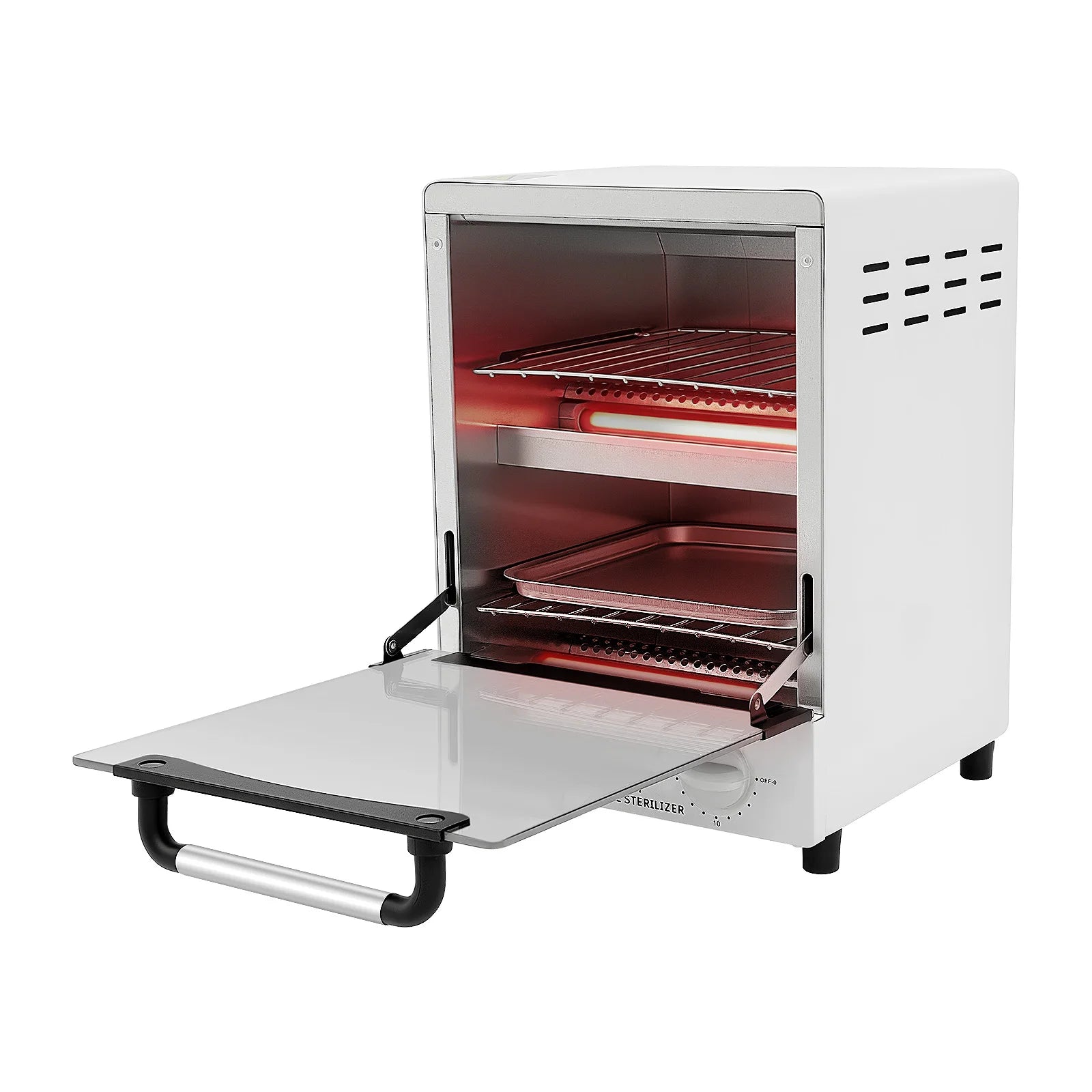 Esterilizador de Calor Infrarrojo 12L 1000W Limpiador de Herramientas para Uñas y Salón