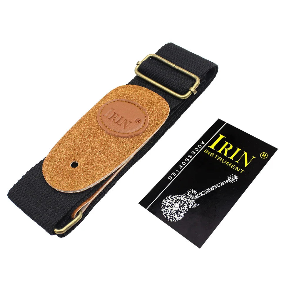 Adjustable Pure Cotton Guitar Strap for Acoustic, Electric and Bass