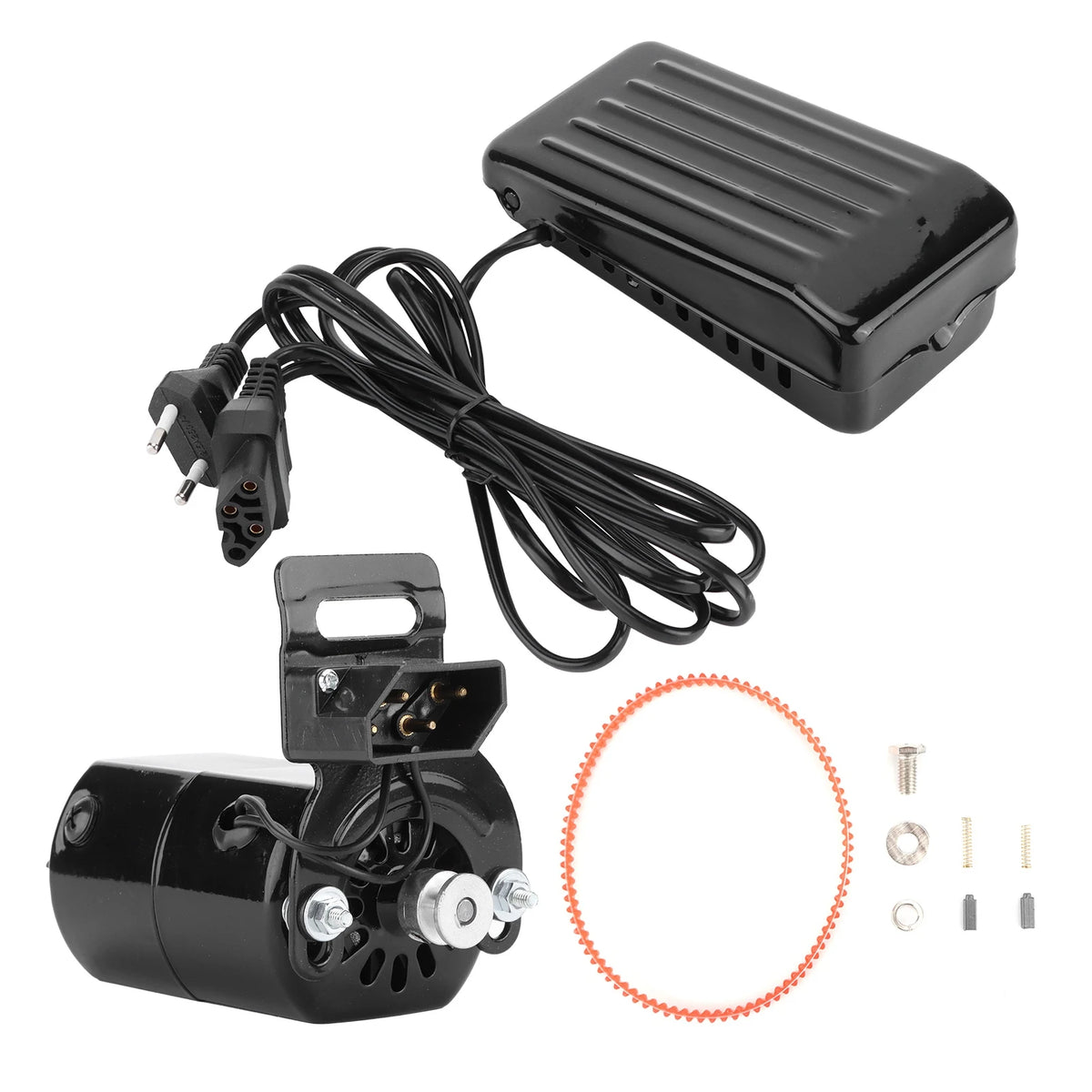 Silnik do domowej maszyny do szycia Silnik do szycia Maszyna do szycia Zestaw z pedałem kontrolnym Pasek 180W wtyczka EU 220V