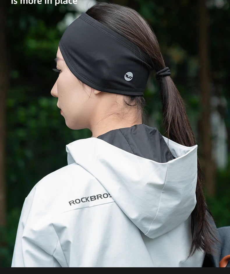 Fascia Calda in Pile Serie TVI ROCKBROS Protezione Orecchie Autunno/Inverno Fascia Elastico per Sci Antivento