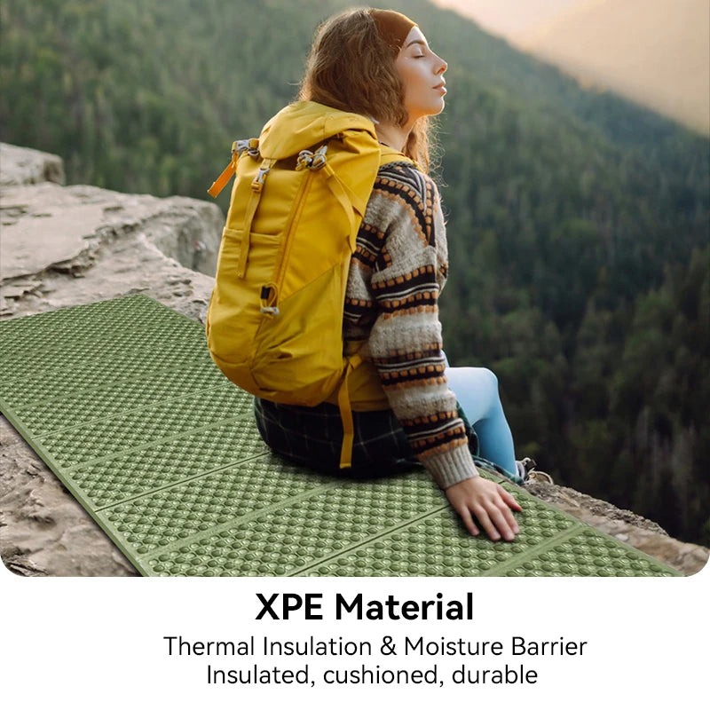 WESTTUNE XPE Egg Crate Sleeping Pad for Camping and Hiking