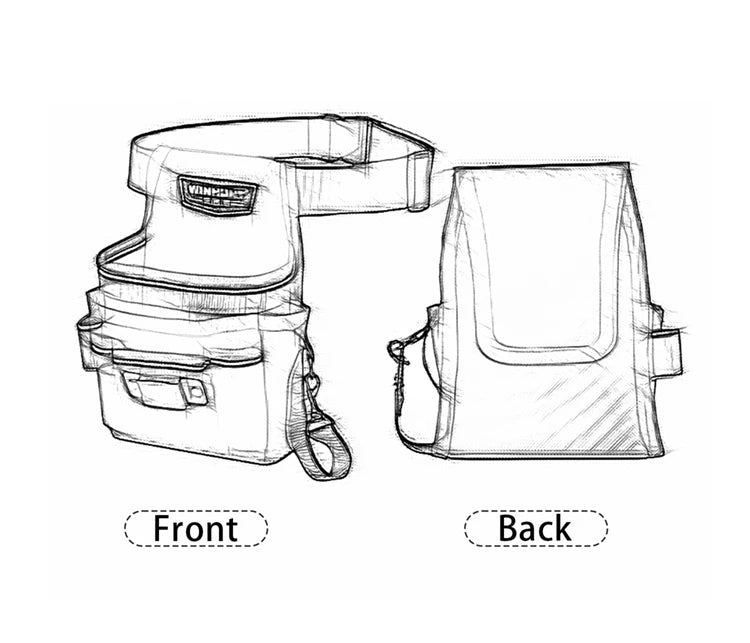 Electrician's Waist Tool Bag