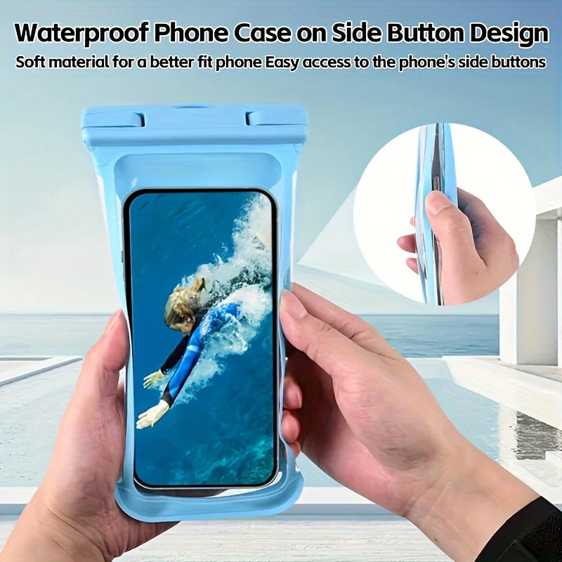 Pochette transparente pour téléphone avec cordon de cou