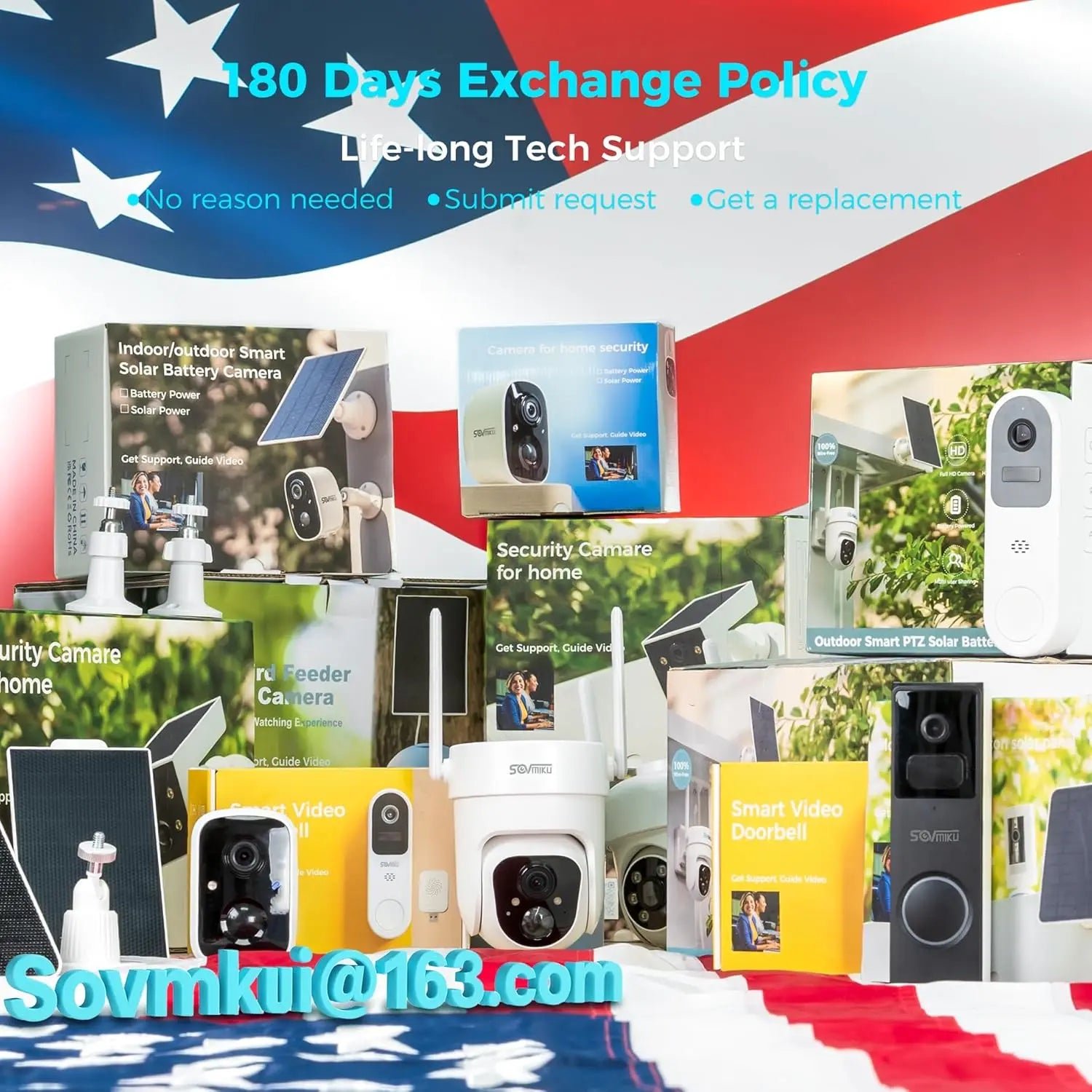 Wireless Security Camera 2K Night Vision PIR Motion Two-Way Audio