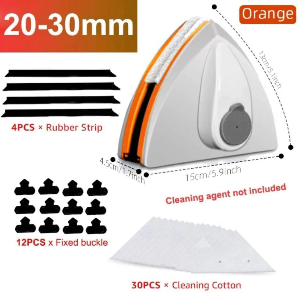 Magnetic Window Cleaner Brush Double-Side Automatic Water Discharge Wiper Glass Window Brush Cleaning Household Tools Cleaning 