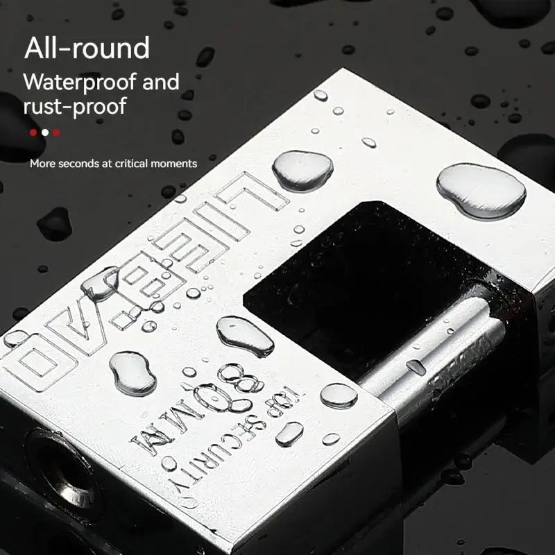 Rectangular Horizontal-Opening Padlock