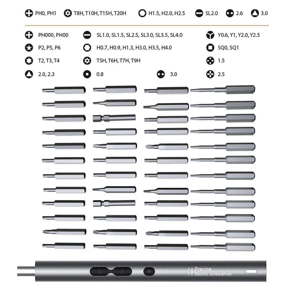 Rechargeable Precision Screwdriver - Kit Options