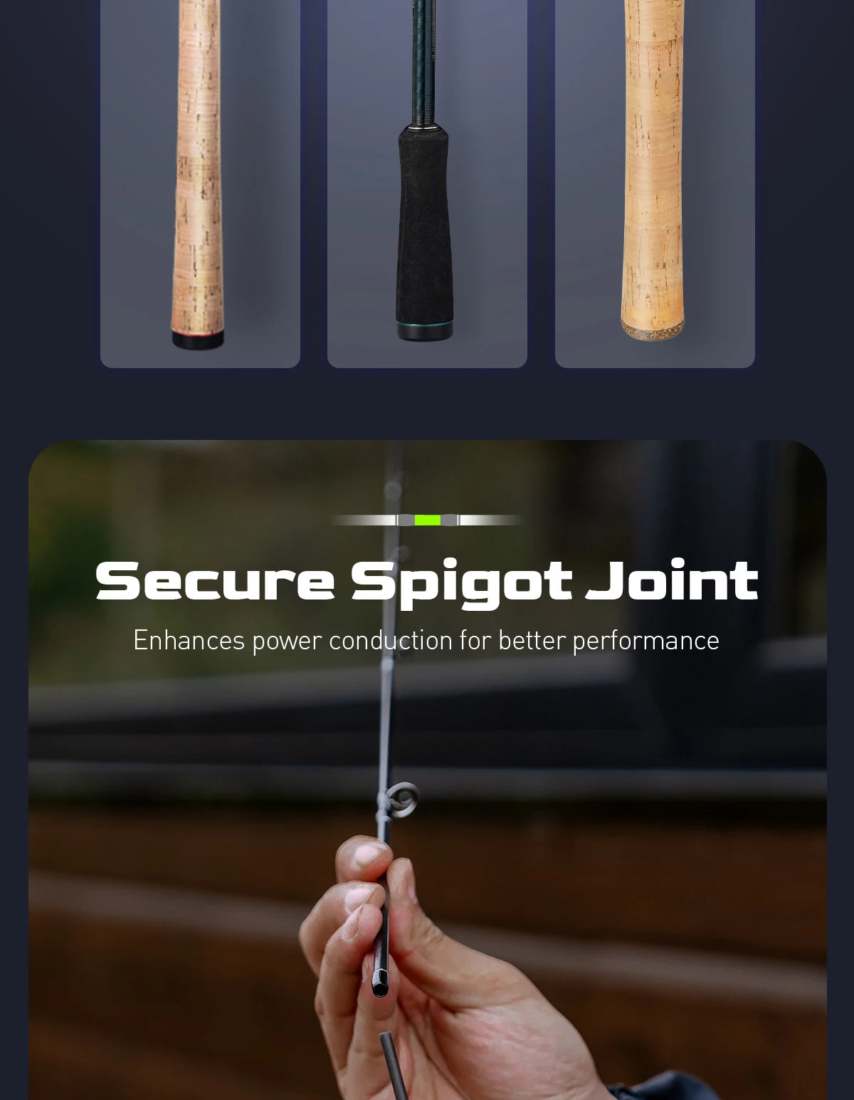 HANDING Magic L Spinning & Casting Fishing Rod