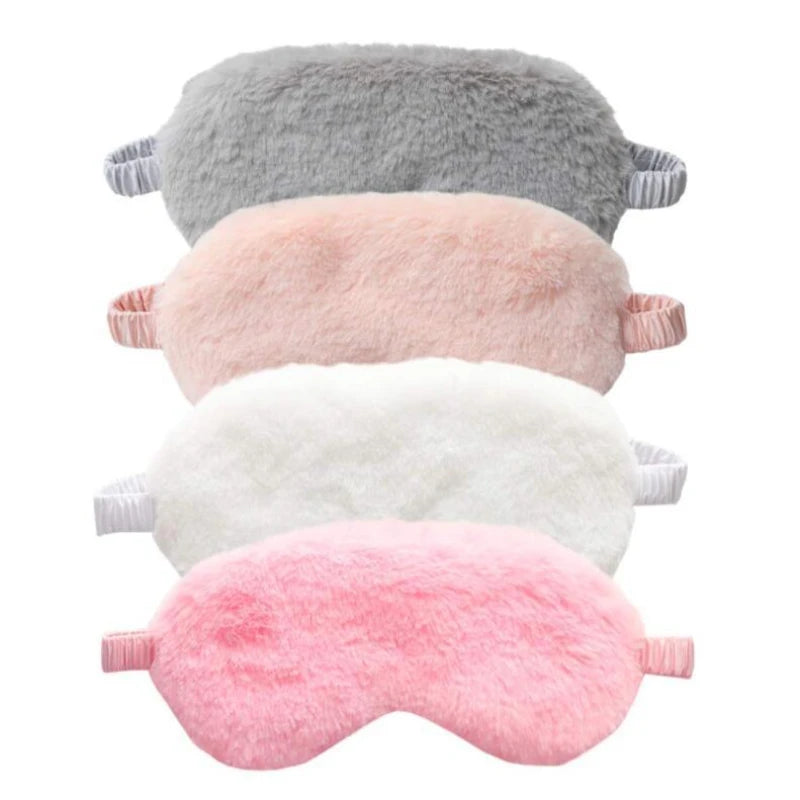 Sleeping Mask Sleeping Blindfold Soft Plush Eye Masks Cute Love Cloud Eye Cover Plush Mask Eyepatch Nap Health Eye Cover 
