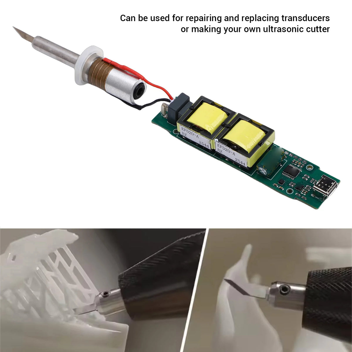 40kHz ultralydskutter komponentkit