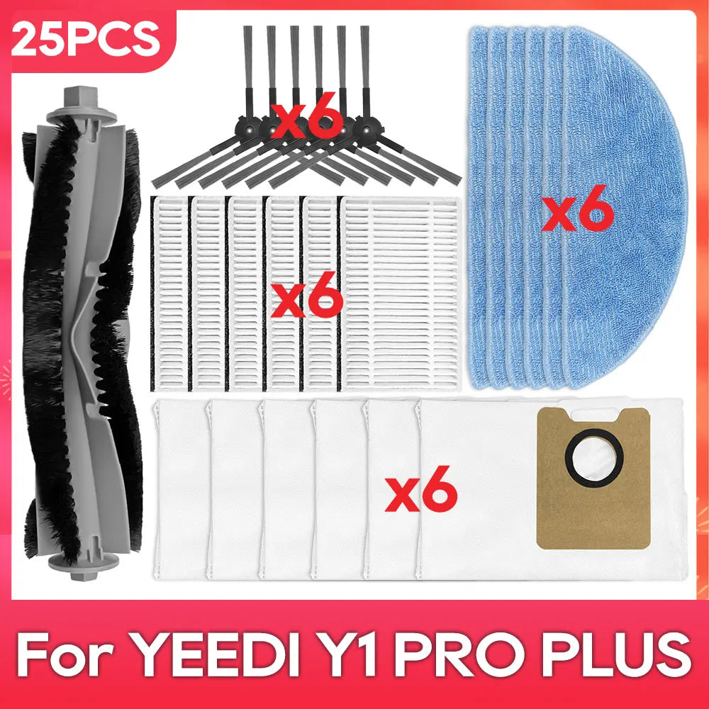 Ersatz-Zubehörsets für den YEEDI Y1 Pro Plus Staubsauger