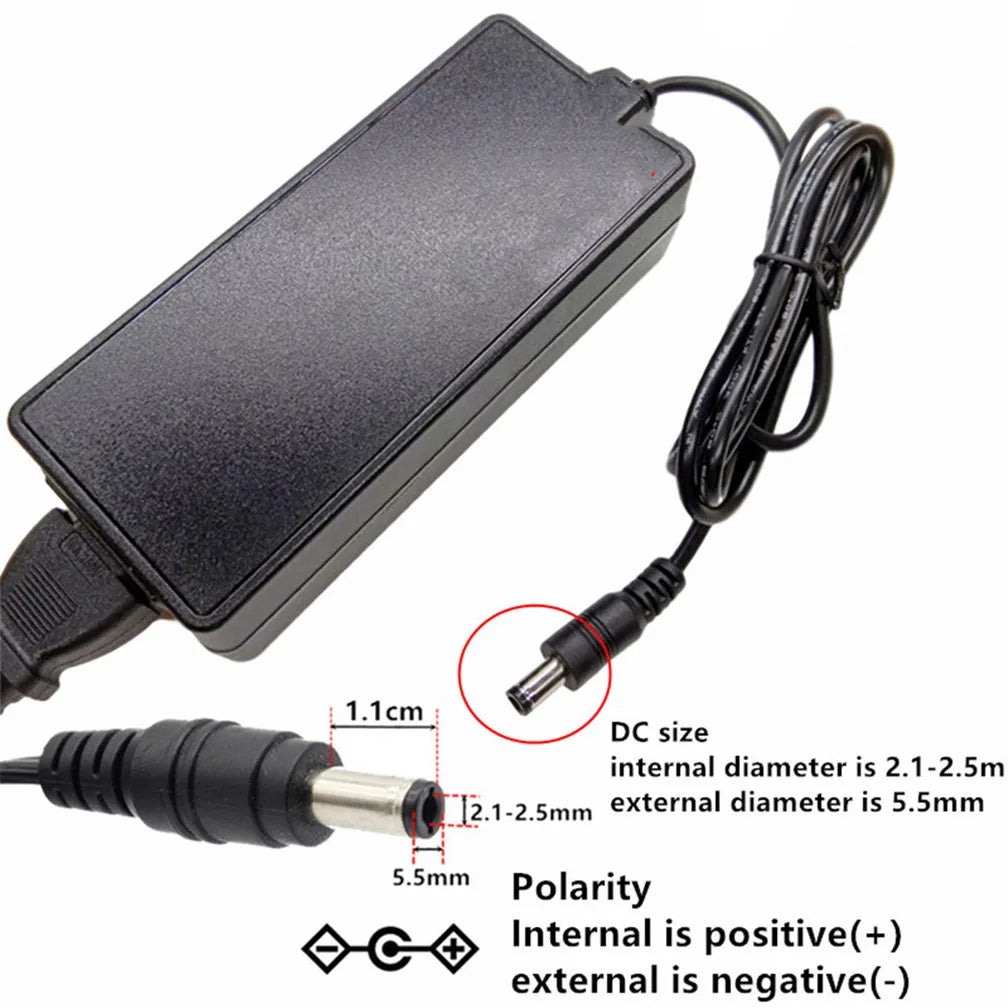 5V 6V 7.5V 9V 12V 13.5V 15V 16V 18v 19V 20V 24V 28V 30V 32V 36V 42V 48V 2A 3A 1a 4A 5A 6A Power Supply Adapter Converter Charger