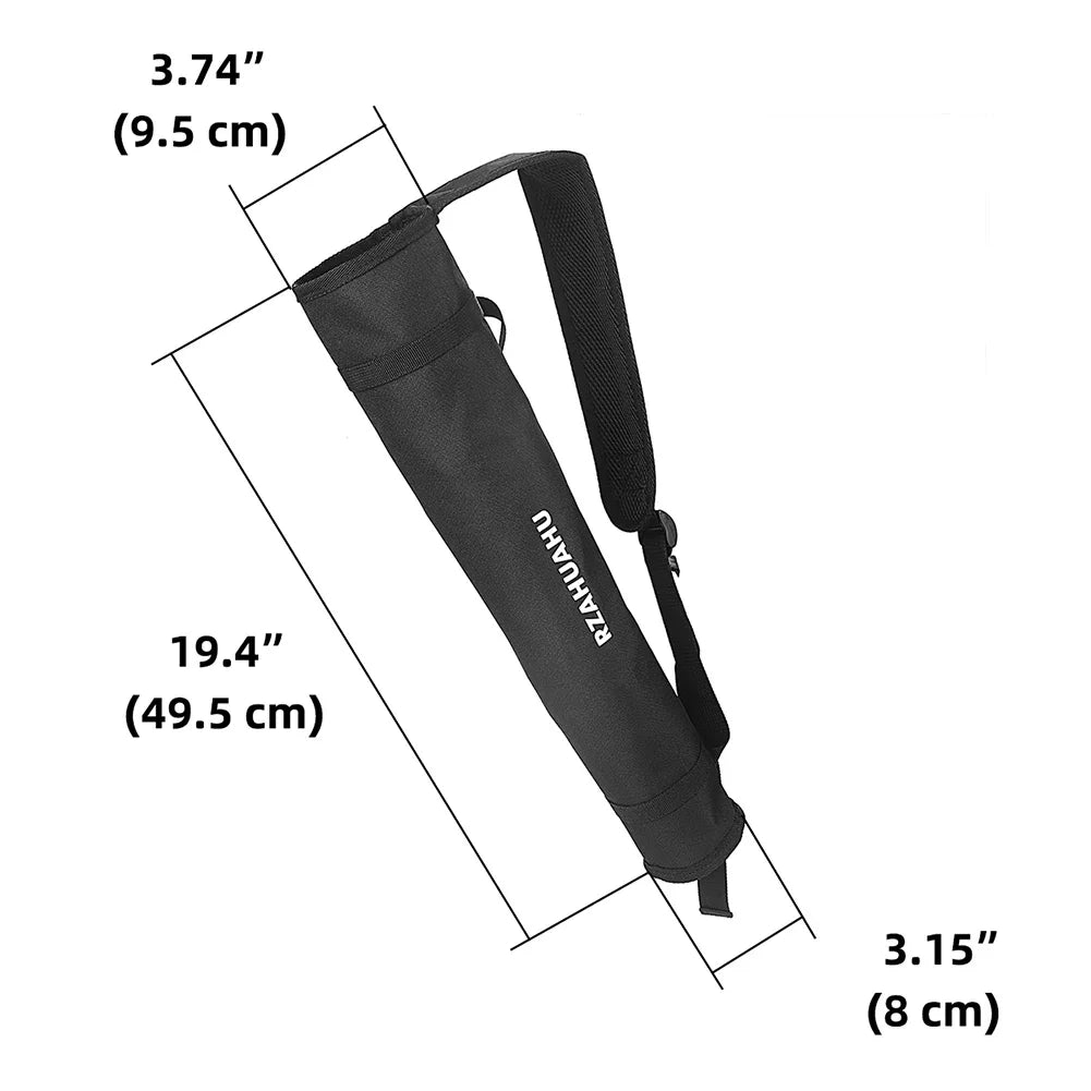 Adjustable Archery Quiver with Carrying Strap