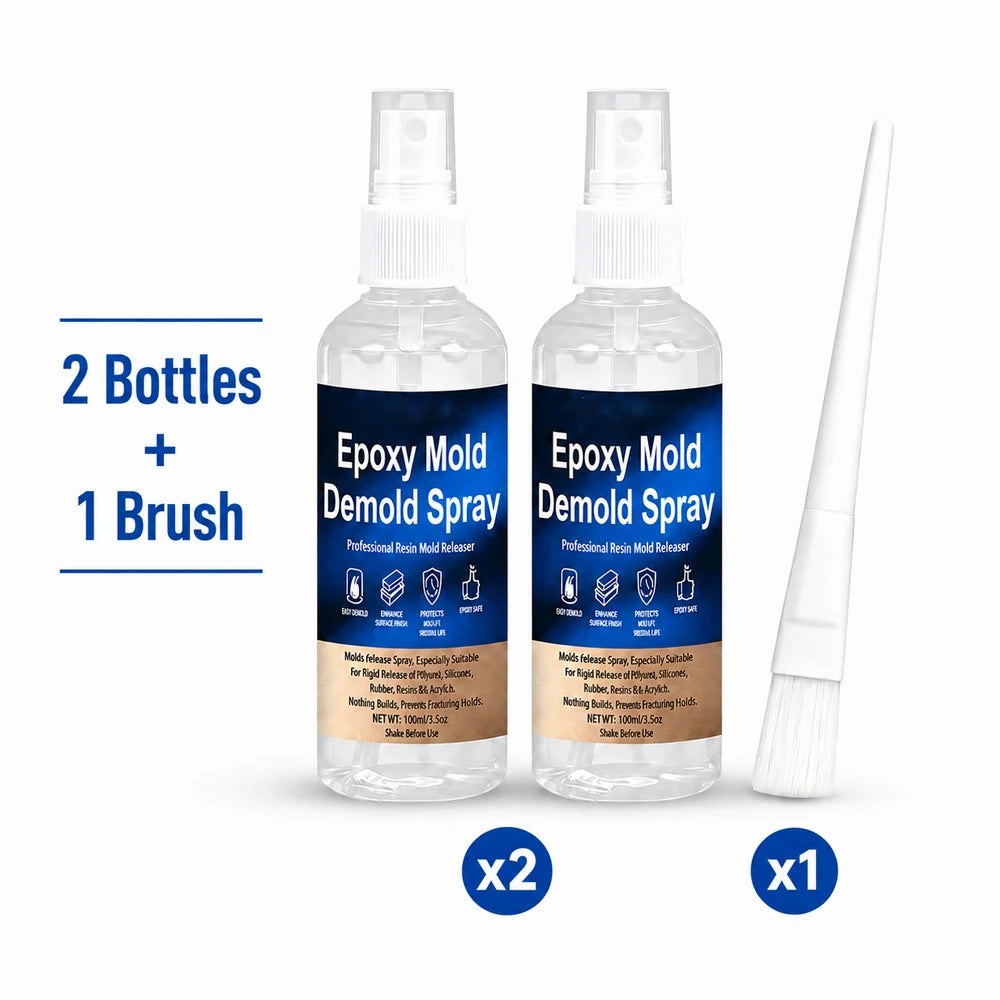 Formslipspray til harpiks, flaskepakker på 100 ml