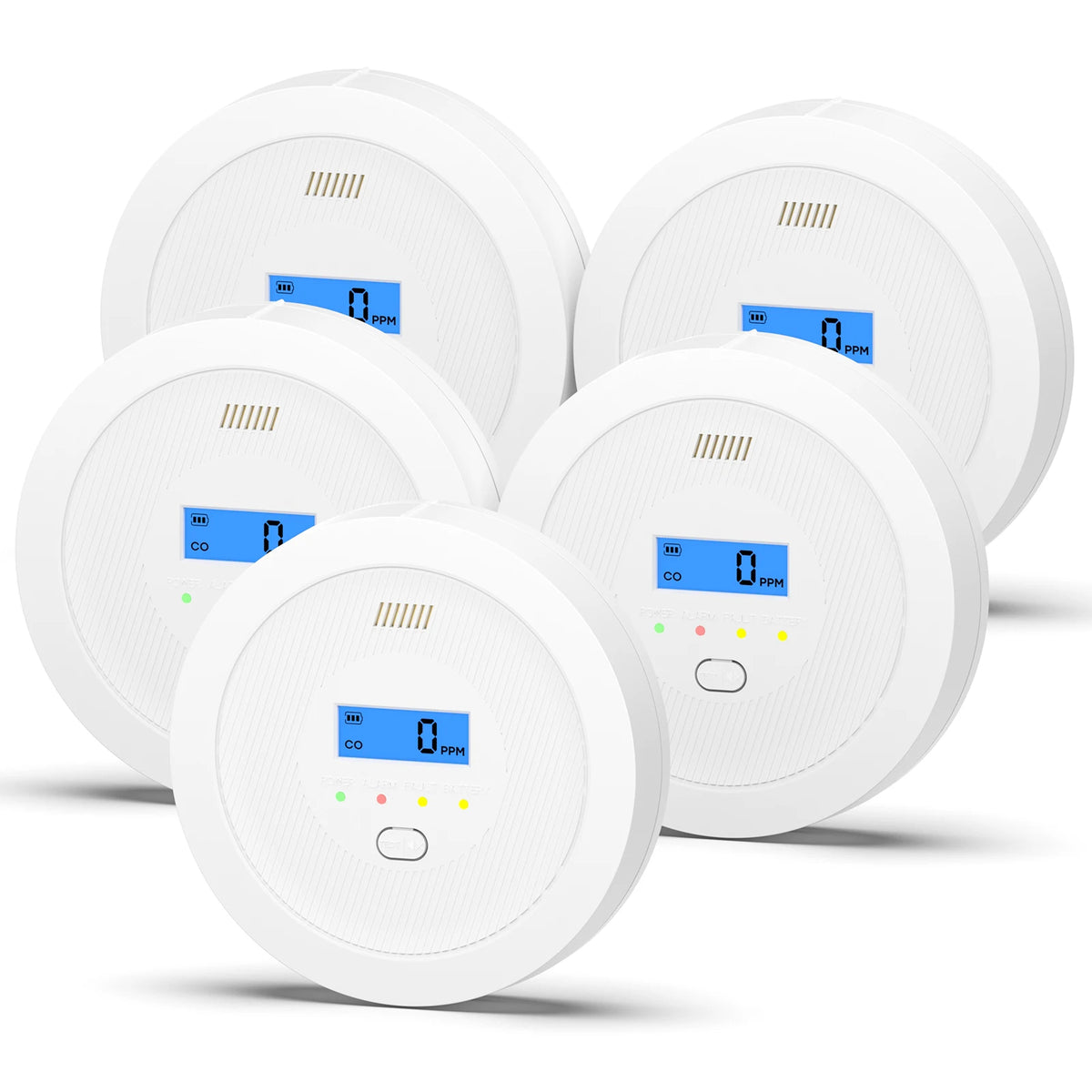 LCD Display Carbon Monoxide Alarm, 85dB CO Detector