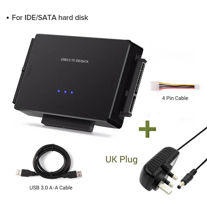 Adapter USB 3.0 do dysków SATA i IDE