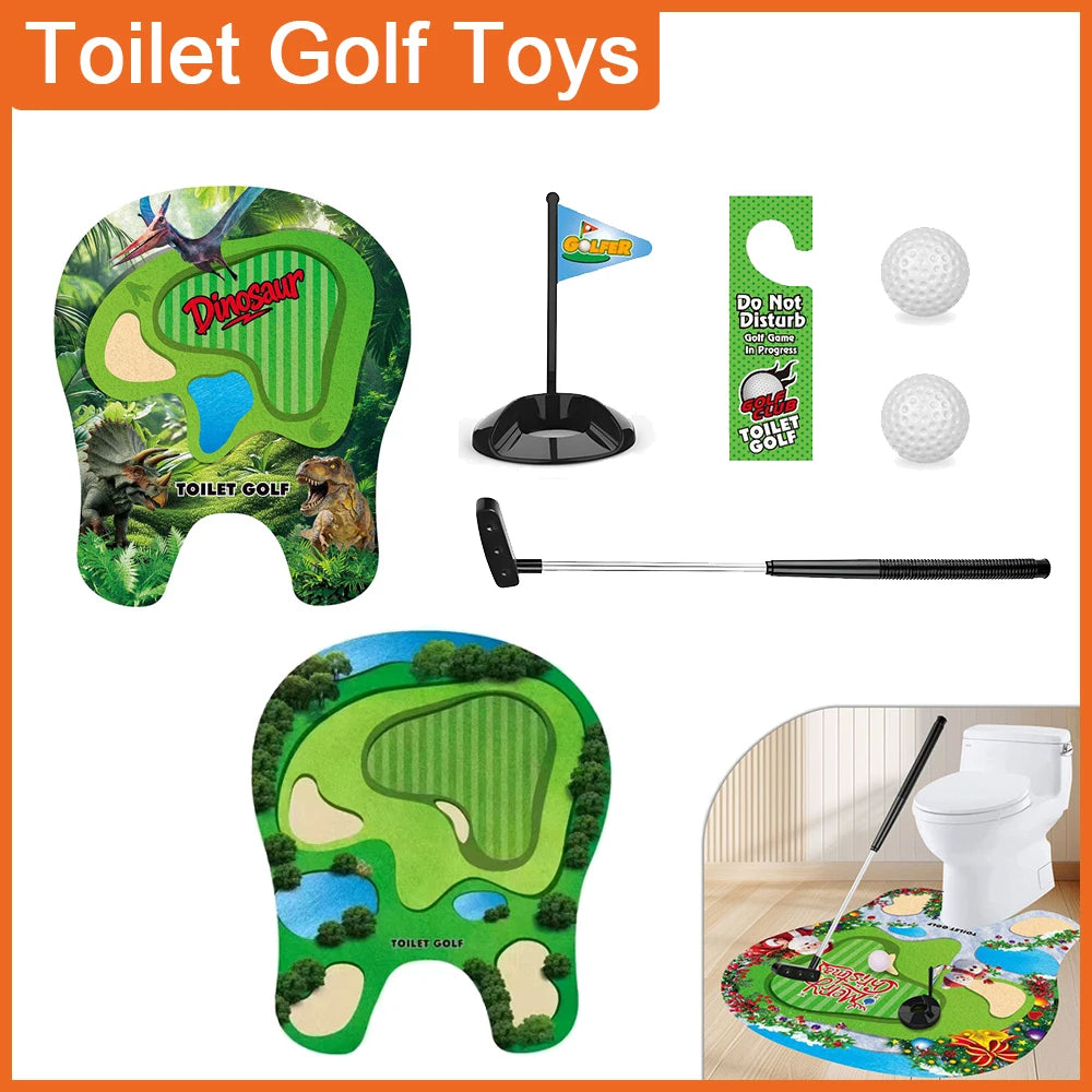 Toiletten-Golf-Simulator-Spielset
